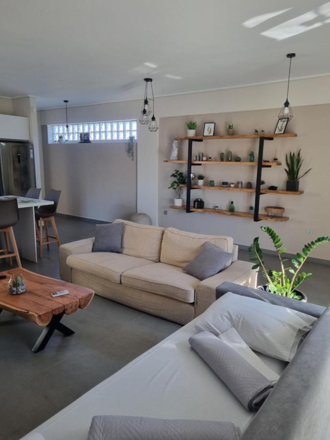 New Minimal Apartment,10' From Athens Airport Spáta Exteriér fotografie
