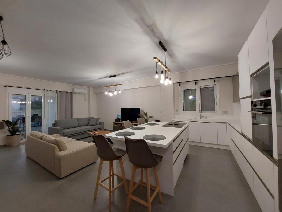 New Minimal Apartment,10' From Athens Airport Spáta Exteriér fotografie